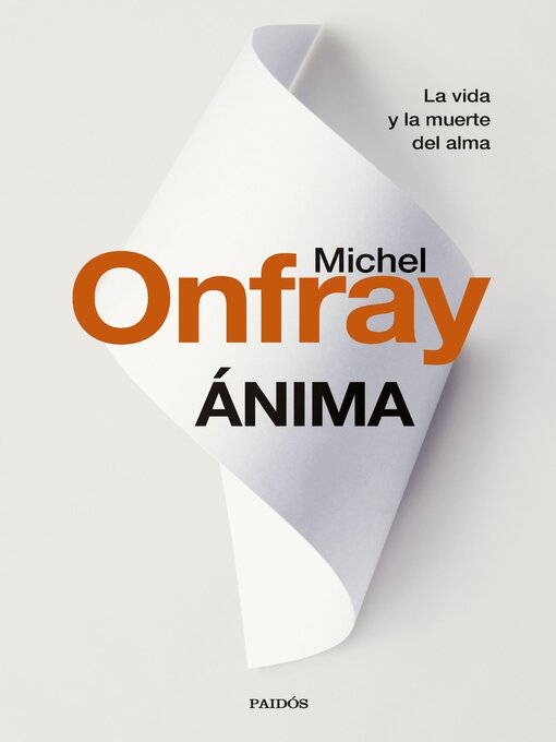Title details for Ánima by Michel Onfray - Available